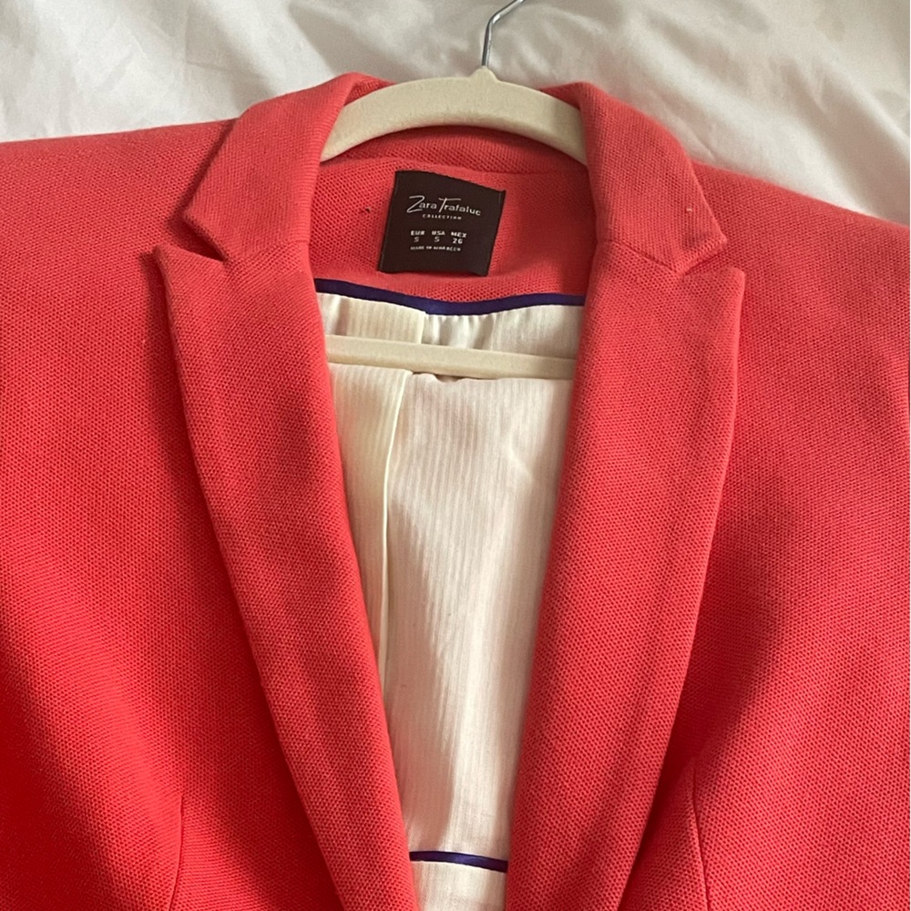 Zara Vibrant Red Blazer